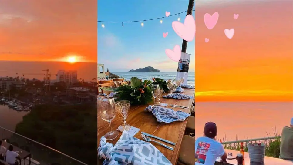 FOTO: Estos son los restaurantes con mejor vista en Mazatlán ideales para el 14 de febrero.