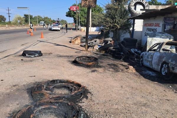 Atacan a balazos un taller en el Ejido Canan de Costa Rica, Culiacán