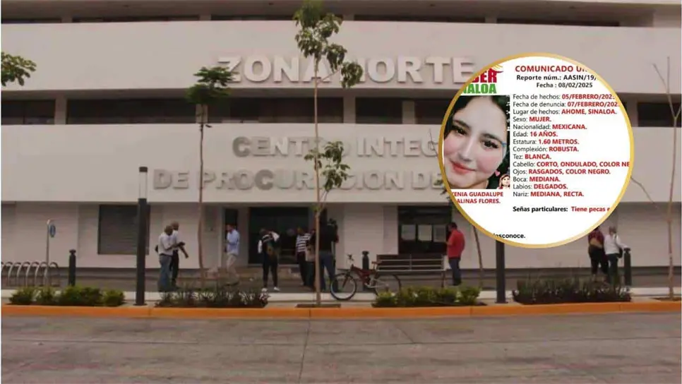 FOTO: Buscan a la adolescente Kenia Guadalupe; desapareció hace tres días en Los Mochis.