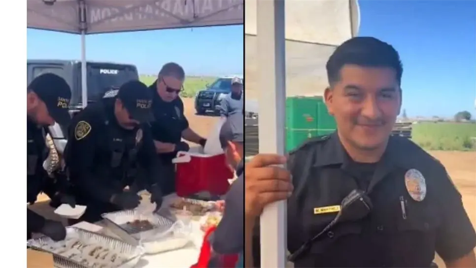 Uno de los agentes policíacos al estar en el lugar habló en la lengua mixteca y dijo ser originario de San Juan Mixtepec, Oaxaca