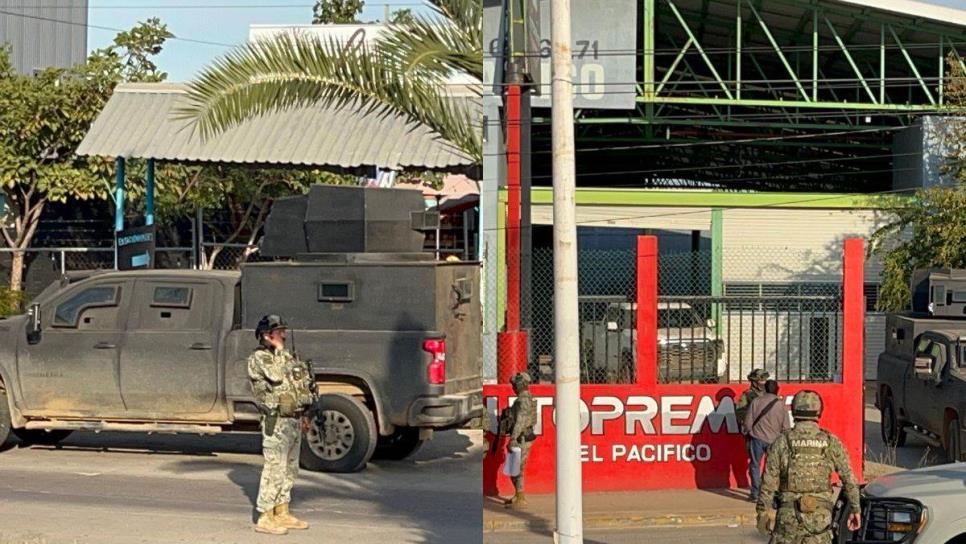 Aseguran camionetas blindadas y artilladas en taller abandonado de Mazatlán