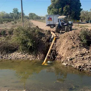 Conagua reporta 85 % de avance en modernización de canales del Valle del Fuerte Conagua reporta 85 % de avance en modernización de canales del Valle del Fuerte