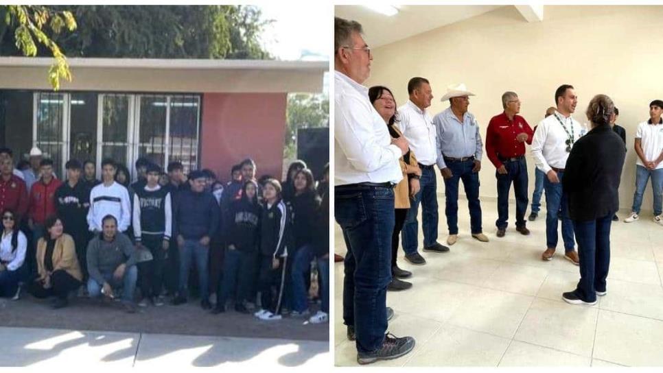 Inauguran nueva aula construida por Proman GPO en Telebachillerato de Ohuira