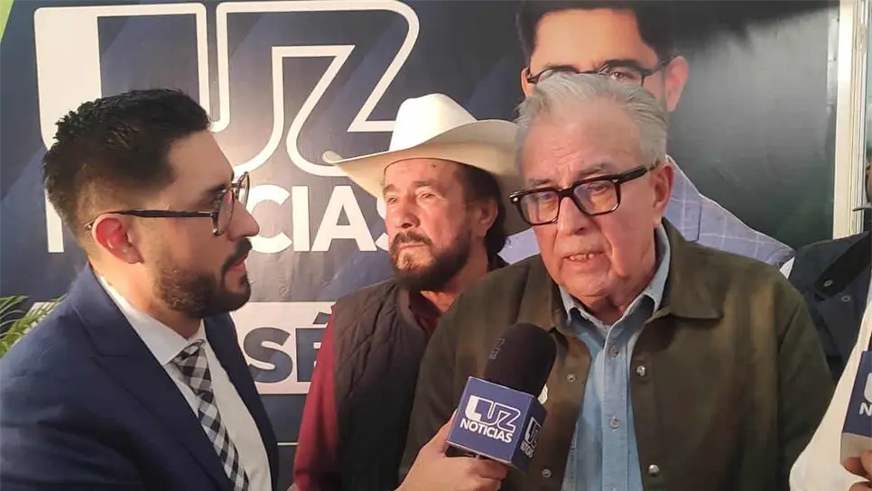 El Gobernador Rubén Rocha Moya en la ExpoAgro 2025.