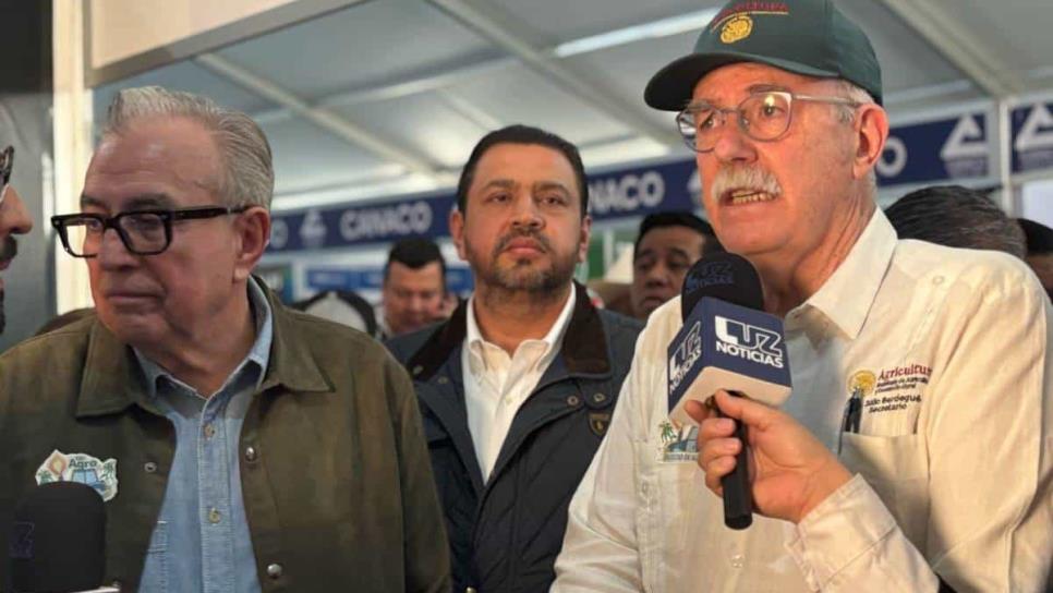 Vengo a felicitar a los productores por su aporte a la nación: Julio Berdegué en la ExpoAgro Sinaloa 2025