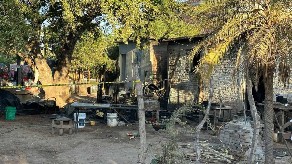 Muere un hombre calcinado en una casa de madera en Taxtes, El Fuerte