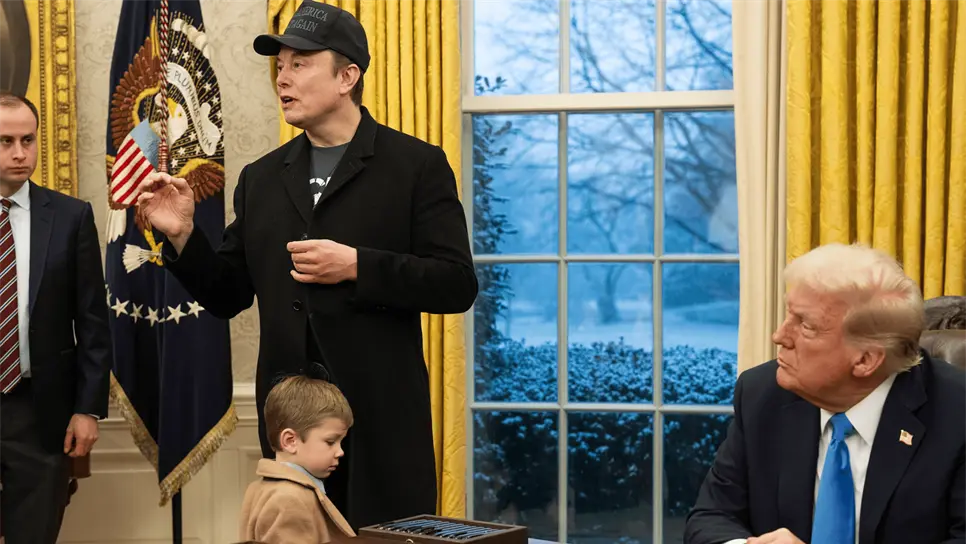 Musk señaló que es esencial hacer recortes. (FOTO: The White House).