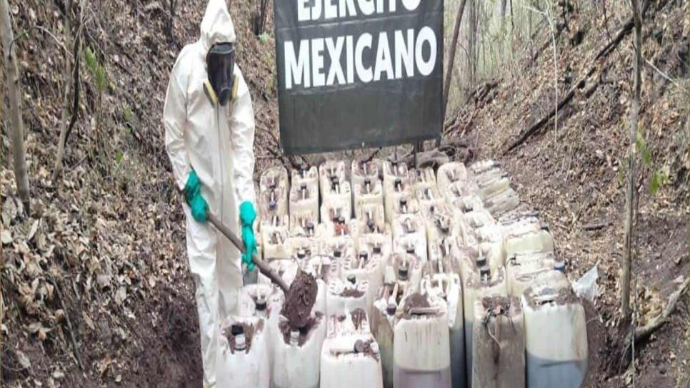 ¡Duro golpe al narco! Desmantelan 7 laboratorios de metanfetamina en Sinaloa