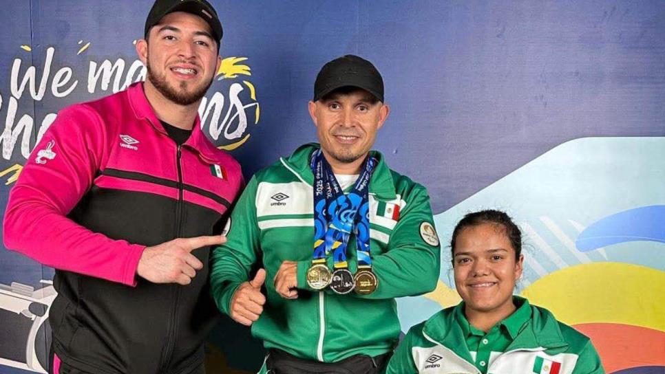 Atletas sinaloenses brillan con medallas Oros en el Gran Prix de Dubai 2025