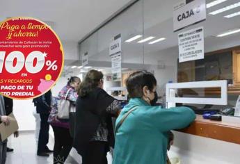 Aprovecha el 100 % de descuento en multas y recargos del impuesto predial en Culiacán