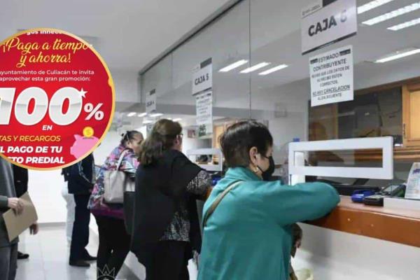 Aprovecha el 100 % de descuento en multas y recargos del impuesto predial en Culiacán