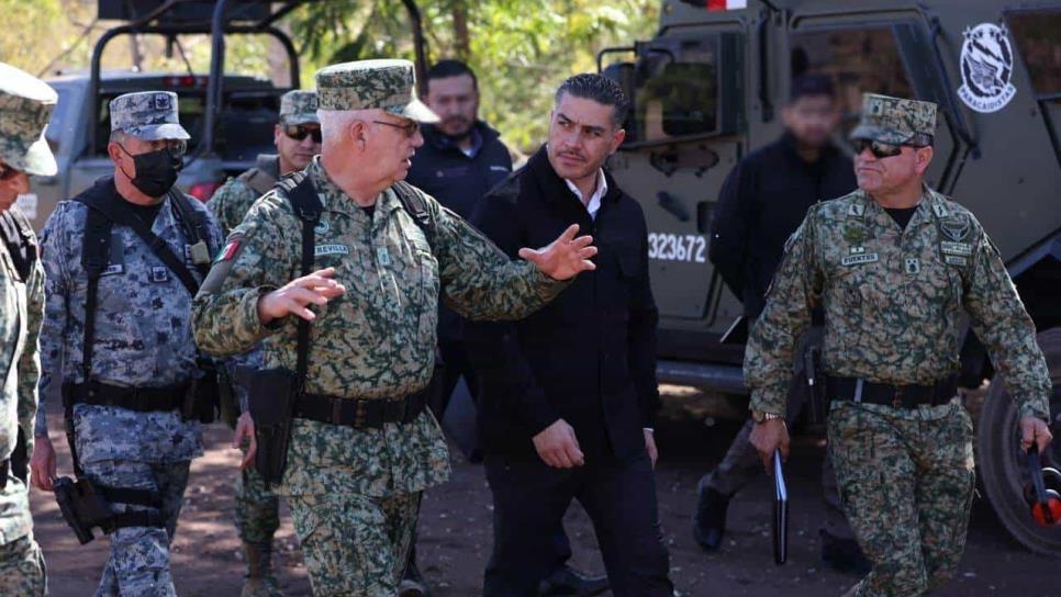 Estaremos supervisando labores de seguridad y líneas de acción: García Harfuch al llegar a Sinaloa