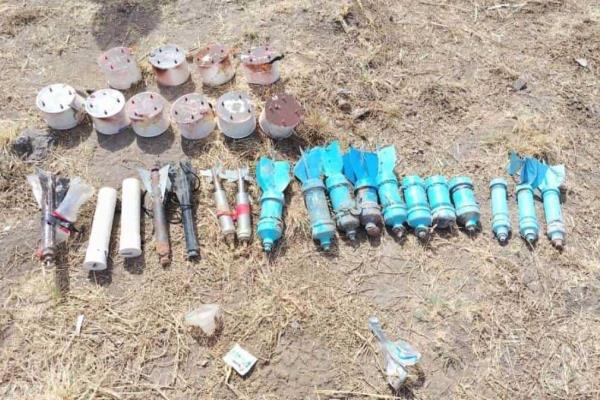 ¡Hasta para drones! Decomisan 32 explosivos en El Camarón, al sur de Escuinapa
