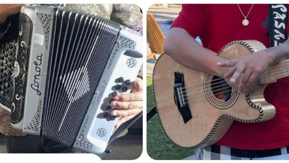 Le roban instrumentos a músicos de Los Mochis al terminar una tocada