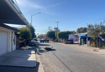 Asesinan a un motociclista en la colonia Guadalupe Victoria, Culiacán