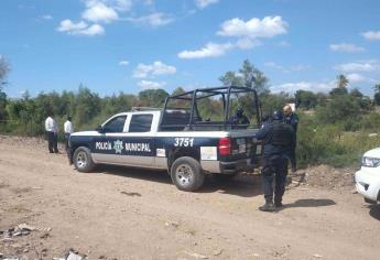 Encuentran a un hombre encobijado en un dren en Villa Juárez, Navolato