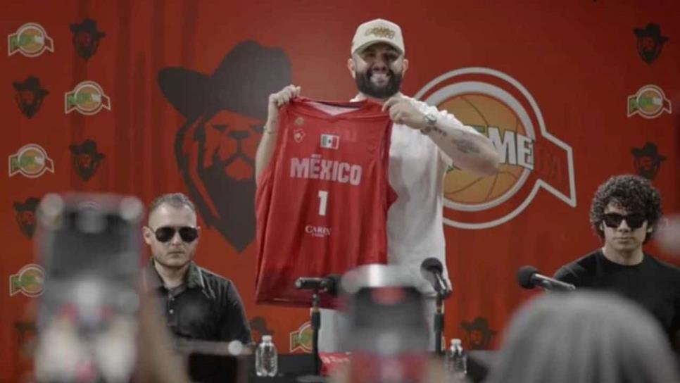 Carín León vestirá a la Selección Mexicana de Basquetbol