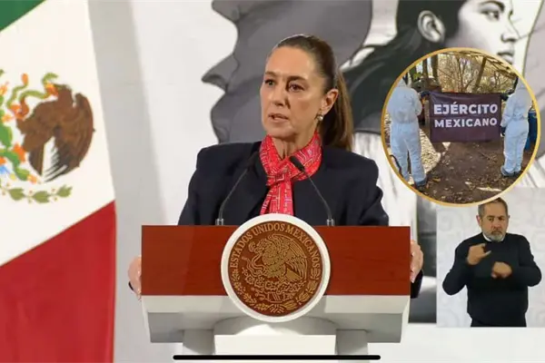 Claudia Sheinbaum destaca aseguramiento de 5 toneladas de metanfetamina en Higueras de Abuya, Culiacán