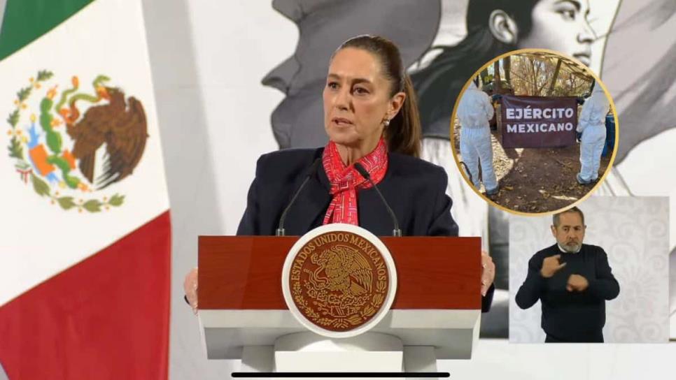 Claudia Sheinbaum destaca aseguramiento de 5 toneladas de metanfetamina en Higueras de Abuya, Culiacán