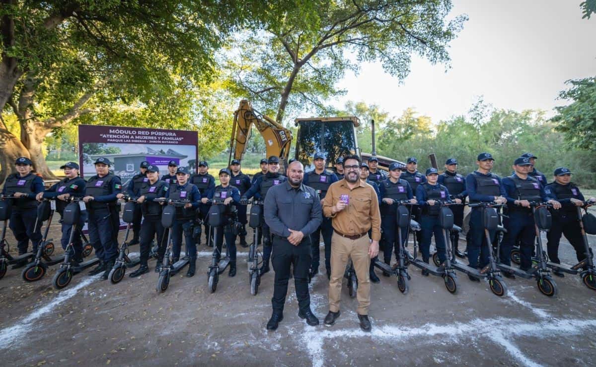 FOTO: Red púrpura en el Parque Las Riberas, así funciona este programa de vigilancia en Culiacán