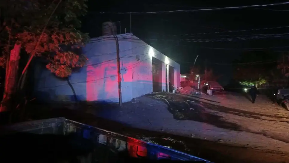 La vivienda presentó decenas de impactos de bala. (FOTO: Luz Noticias).