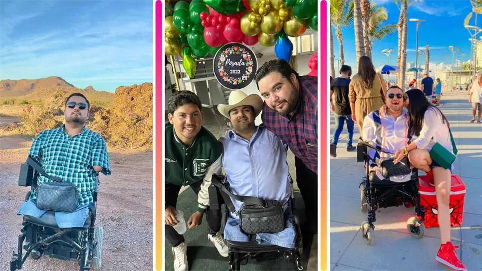 FOTO: Jesús Miguel Rodrigo nació sin extremidades y aún así no se rindió.