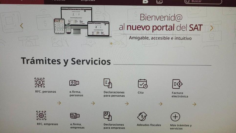 El SAT renovó su página web y confundió a los contribuyentes