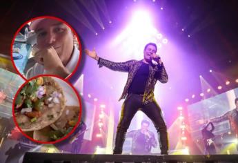 Chayanne prueba tacos al pastor en Baja California por primera vez y ésta fue su reacción