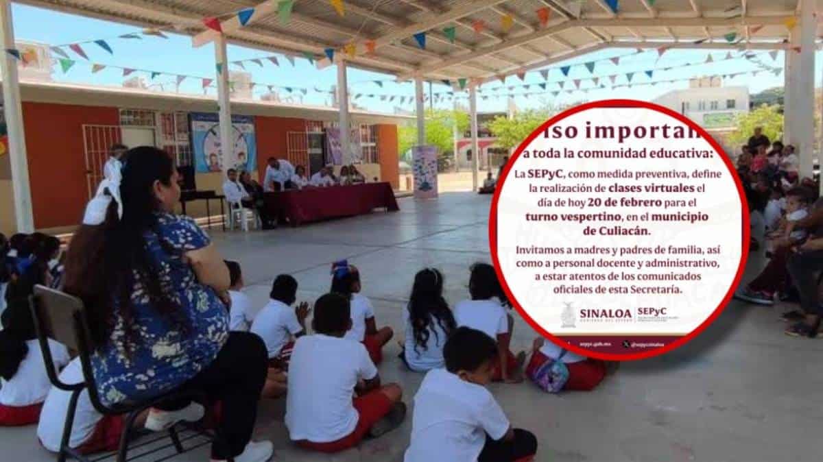 Se extienden las clases virtuales para el turno vespertino este jueves en Culiacán: SEPyC