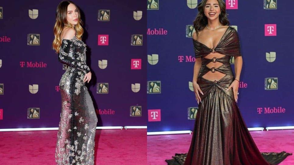 Así fue el encuentro entre Angela Aguilar y Belinda en Premios Lo Nuestro | VIDEO