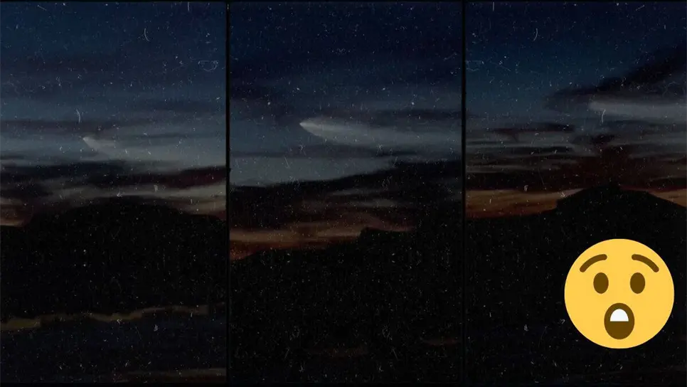 FOTO: El cohete fue visto desde varios puntos de Mazatlán, Sinaloa.