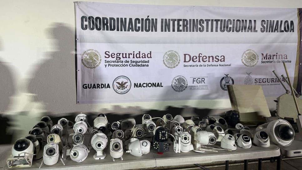 Retiran 87 cámaras de videovigilancia ilegales en 10 colonias de Culiacán