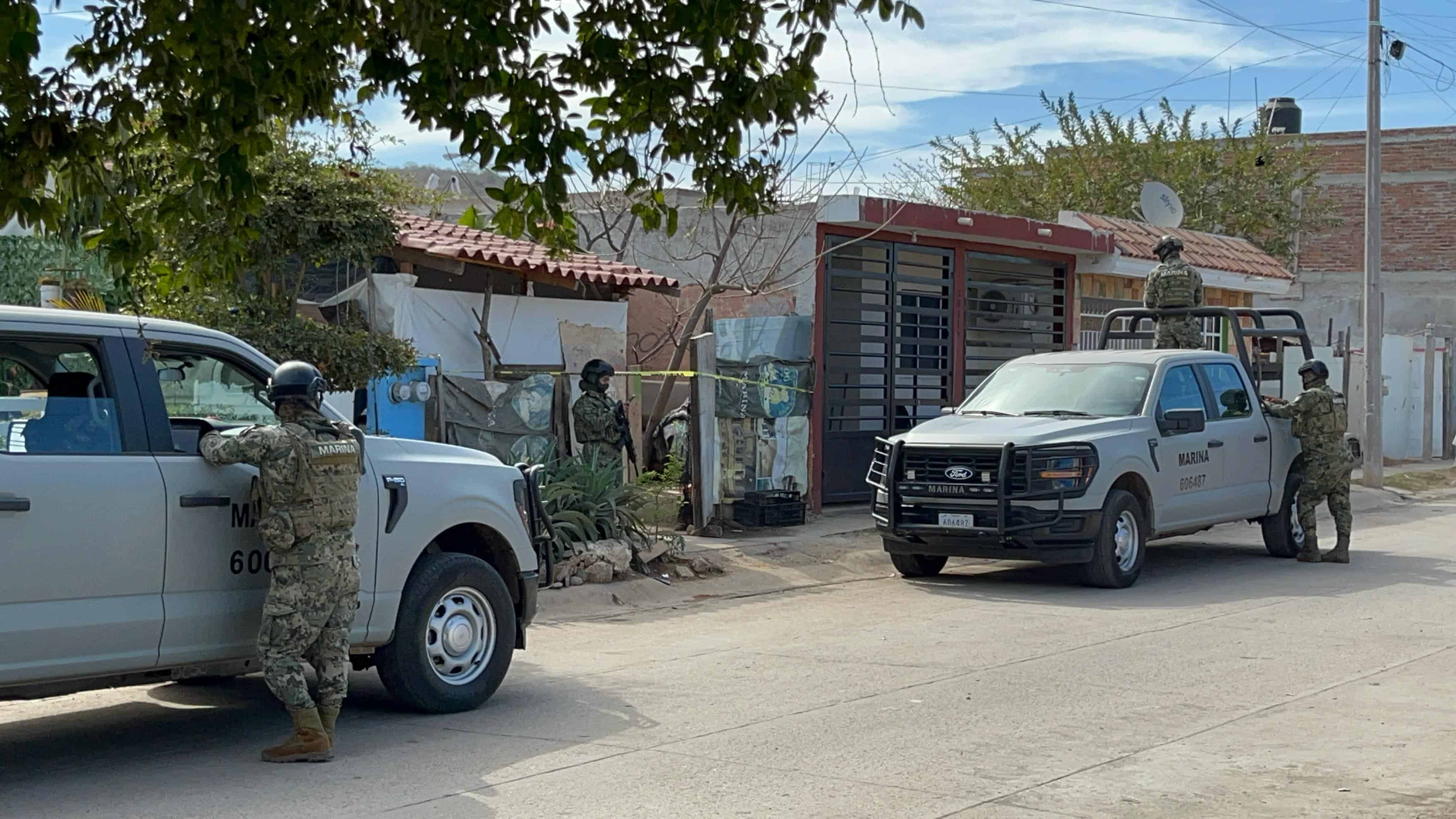 Los plagiados estaban dentro de esta casa. FOTO: Enrique Chan
