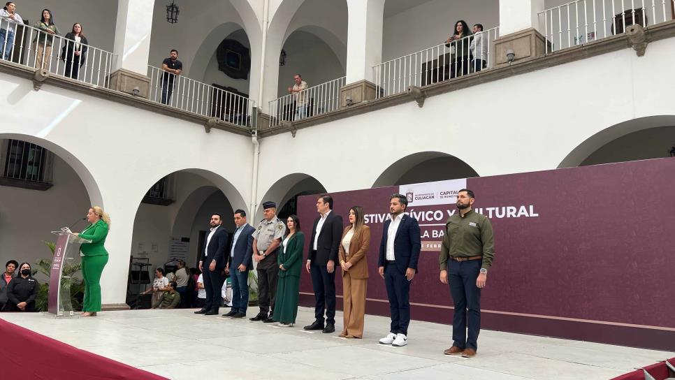 Ayuntamiento de Culiacán festeja el Día de la Bandera con festival cívico