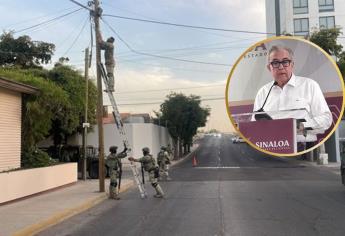 Rocha Moya: Hay una investigación por las cámaras ilegales retiradas en Culiacán