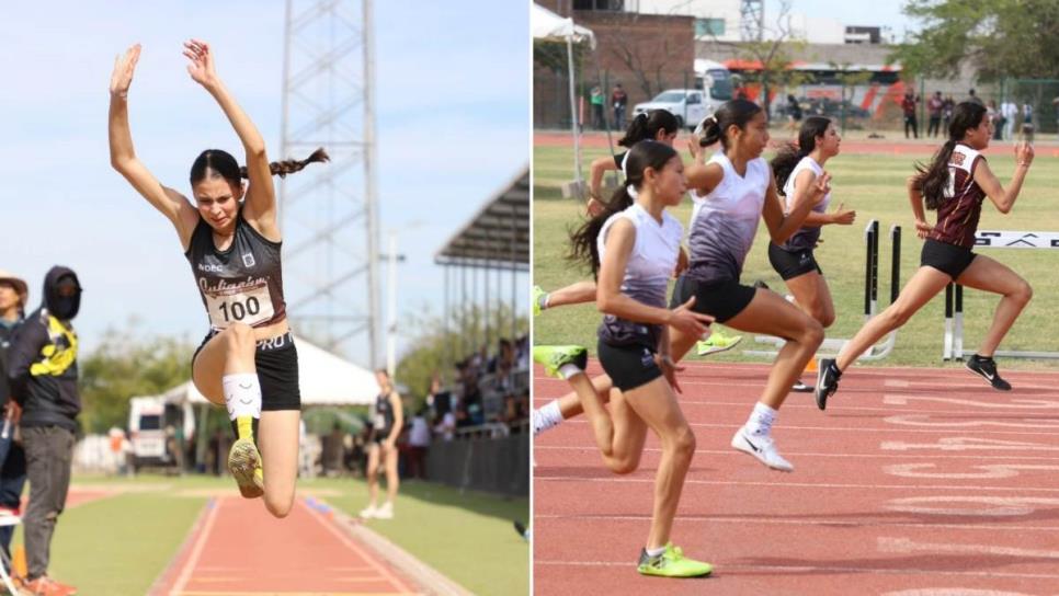 Culiacán arrasa con 135 medallas en Atletismo de la Fase Estatal de Juegos Nacionales