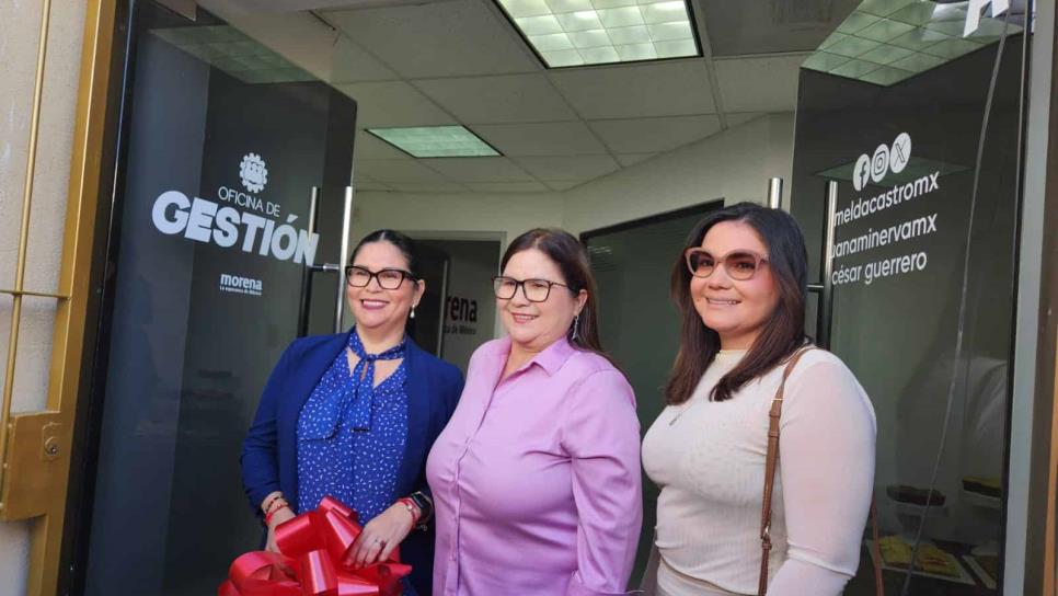 Legisladores de Morena inauguran oficina de gestión ciudadana en Los Mochis