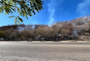 Se registra incendio forestal en Choix