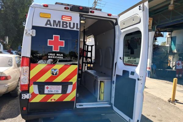 Un vecino resulta herido tras un accidente en la colonia 10 de Mayo en Culiacán