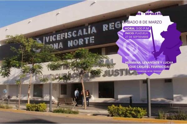Con el lema: "¡Qué caiga el feminicida!" Colectivos feministas convocan a marcha 8M en Los Mochis