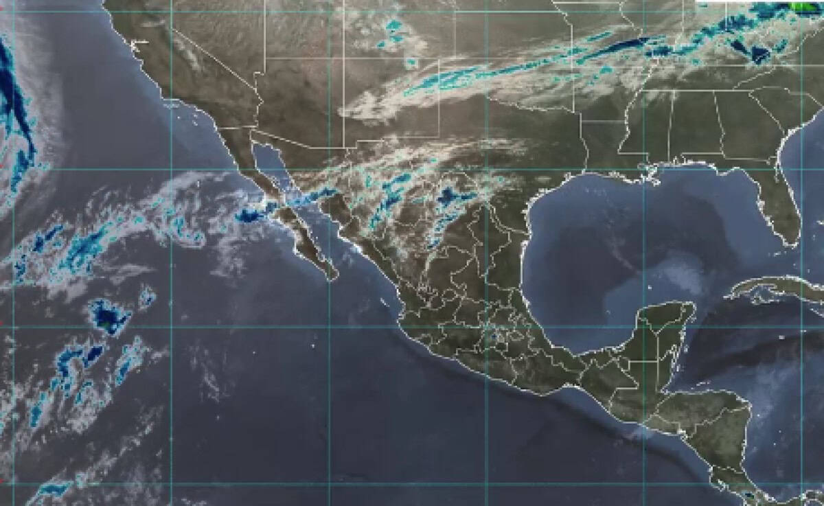 El nuevo frente frío se acerca al norte del país. (FOTO: Conagua).