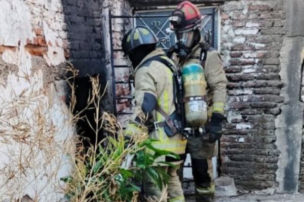 ¡Requerían auxilio! Bomberos Mazatlán salva a perritos atrapados en un incendio 
