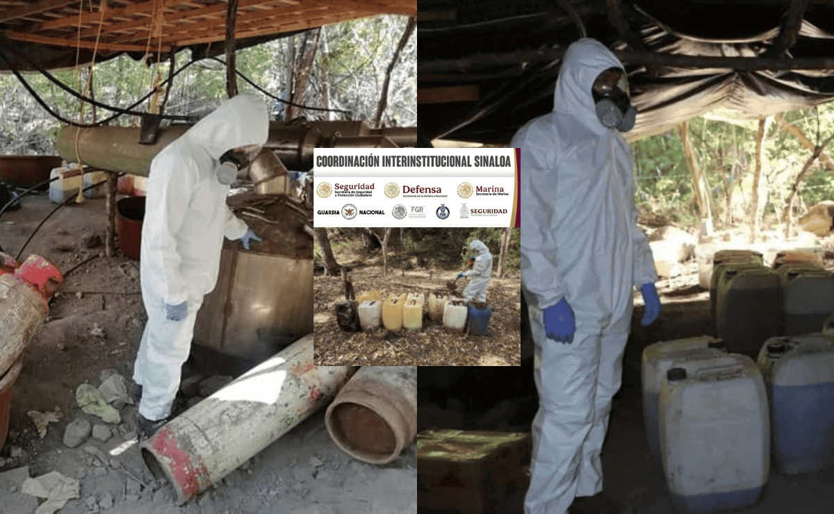 FOTO: Aseguramiento de laboratorios clandestinos de drogas.