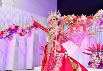 Ángela Girasol es la  Reina de los Juegos Florales del Carnaval Guamúchil 2025