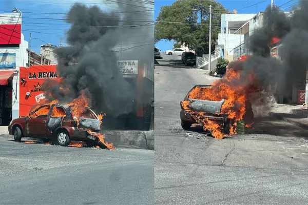 Incendio de vehículo provoca movilización en la colonia 5 de Mayo, en Culiacán Incendio de vehículo provoca movilización en la colonia 5 de Mayo, en Culiacán