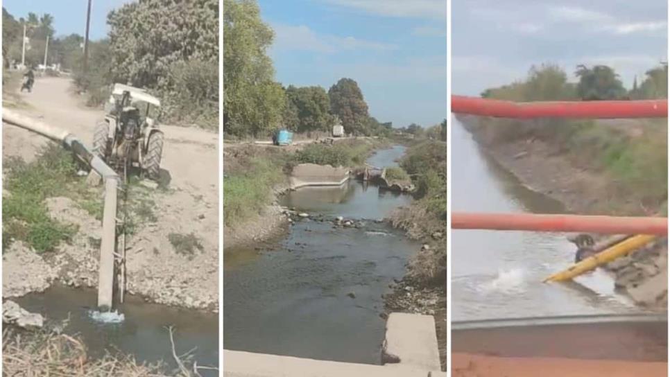 Sin agua comunidades de Ahome; denuncian riegos agrícolas sin restricciones