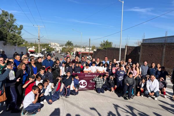 Gámez Mendívil entrega la pavimentación 45 del programa de mil calles en Culiacán