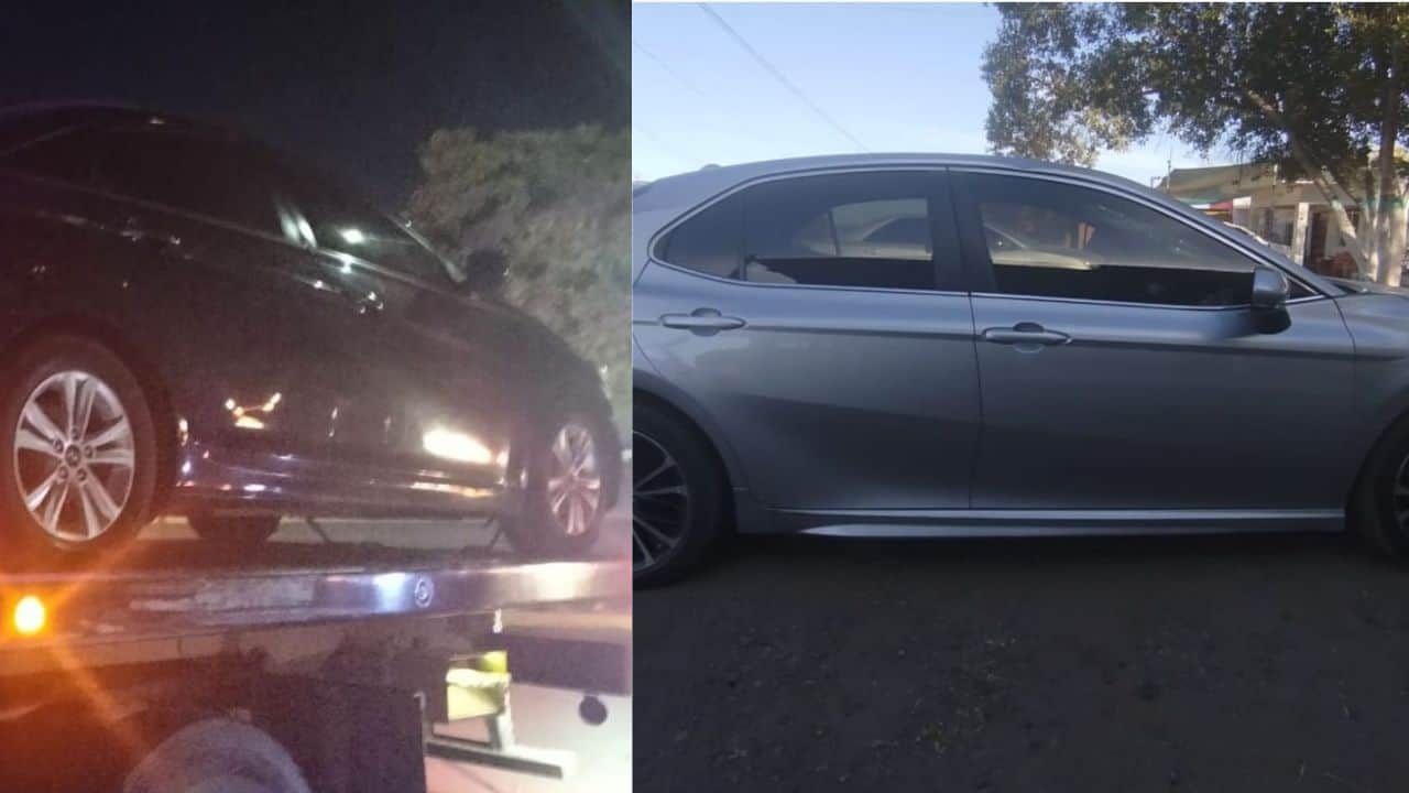 Ambos vehículos fueron asegurados y puestos a disposición de la autoridad ministerial, la cual realizará las indagatorias correspondientes y el trámite para devolver los vehículos a sus dueños