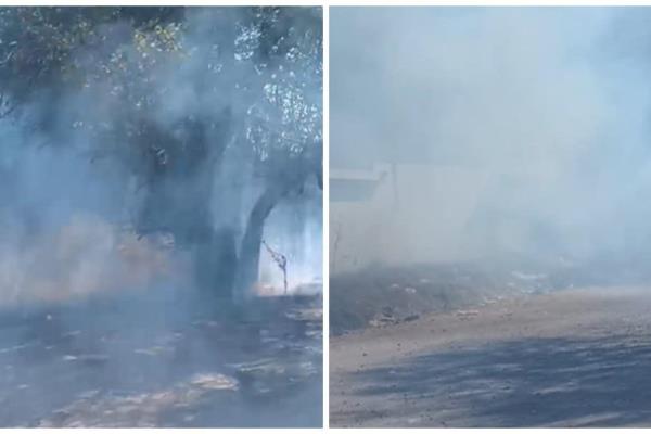 Vecinos de Nuevo Horizonte de Los Mochis denuncian un conato de incendio