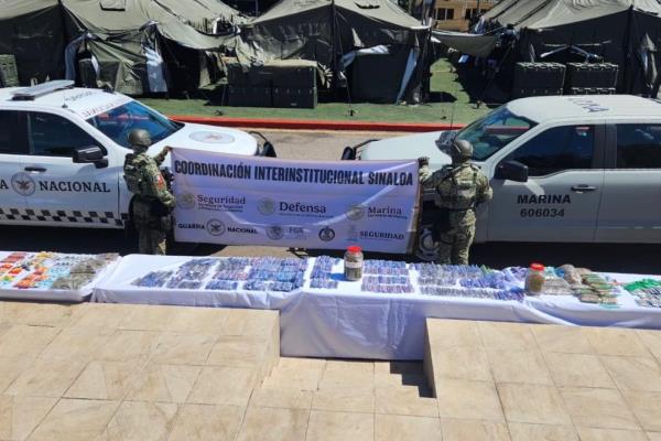 Elementos militares decomisan droga y un vehículo en operativo en Mazatlán 